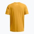 Футболка для тренувань чоловіча Under Armour Project Rock Made Not Born golden yellow/steeltown gold 2