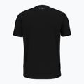 Футболка для тренувань чоловіча Under Armour Sliced Wordmark 60/40S black/horizon blue 2