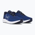 Кросівки для бігу чоловічі Under Armour Charged Pursuit 3 Big Logo tech blue/midnight navy/white 8