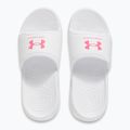 Шльопанці жіночі Under Armour Ignite Select white/white/super pink 4