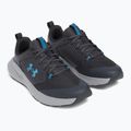 Кросівки для тренувань чоловічі Under Armour Commit 4 anthracite/steel/ether blue 3