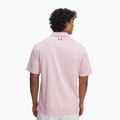 Футболка поло чоловіча Under Armour Tech Polo prime pink/pitch gray 2