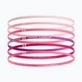 Пов'язка на голову дитяча Under Armour Mini Elastic 6 шт prime pink/white