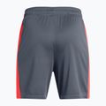 Шорти футбольні дитячі Under Armour Challenger Knit downpour gray / fire / white 2