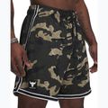 Шорти чоловічі Under Armour Project Rock Mesh baroque green / white 4