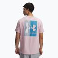 Футболка чоловіча Under Armour 60/40S Evol Logo prime pink/ether blue/white 2