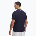 Футболка для тренувань чоловіча Under Armour HeatGear Fitted midnight navy/white 2