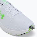 Кросівки для бігу чоловічі Under Armour Charged Pursuit 4 white/black/hyper green 7