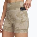 Шорти для тренувань жіночі Under Armour Project Rock Middy city khaki / black 4