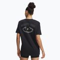 Футболка жіноча Under Armour Project Rock Campus black/white clay/hyper green 2