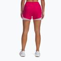 Шорти для бігу жіночі Under Armour Fly By 2in1 shaded fuchsia / prime pink / reflective 3