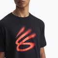 Футболка koszykarska Under Armour Curry Playable 1 Tee black/fire 3