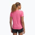 Жіноча тренувальна футболка Under Armour Tech V-Twist super pink/white 2