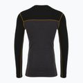 Лонгслів термічний чоловічий Smartwool Classic Thermal Merino Base Layer Colorblock Crew Boxed charcoal/honey gold 5