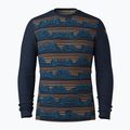 Термокофта чоловіча Smartwool Merino 250 Baselayer Crew Boxed deep navy geo peaks 3