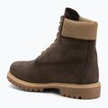 Черевики чоловічі Timberland Premium 6 Inch Lace Up Waterproof dark brown nubuck/olive 3