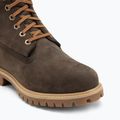 Черевики чоловічі Timberland Premium 6 Inch Lace Up Waterproof dark brown nubuck/olive 7