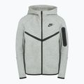Кофта дитяча Nike Sportswear Tech Fleece Full-Zip dark grey heather/black/black 9