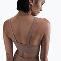 Бюстгальтер для тренувань Nike Alate Medium Support Longline mink brown/white 5