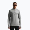 Кофта для бігу чоловіча Nike Stride 1/4 Zip Dri-Fit smoke grey/heather