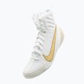 Кросівки боксерські Nike Machomai 3 white/metallic gold 4