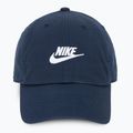 Кепка Nike Club Unstructured Futura Wash obsidian/white 2
