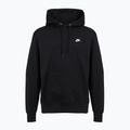 Кофта чоловіча Nike Club Pullover Hoodie black/black/white 6