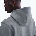 Кофта чоловіча Nike Club Pullover Hoodie dark grey heather/light smoke grey/white 5