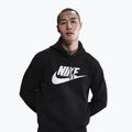 Кофта чоловіча Nike Club Pullover Hoodie black/black/white