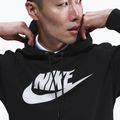 Кофта чоловіча Nike Club Pullover Hoodie black/black/white 4