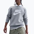 Кофта чоловіча Nike Sportswear Club Graphic Fleece Crew dark grey heather/white 4