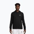 Кофта чоловіча Nike Sportswear Club Knit Pullover Hoodie black/black/white