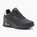 Кросівки жіночі SKECHERS Uno Wedge Hi Steps black/rose gold