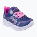 Кросівки дитячі SKECHERS Heart Lights Retro Hearts navy leather/multi trim 9