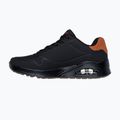 Чоловічі туфлі SKECHERS Uno Suited On Air чорні/каштанові 10