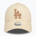 Жіноча бейсболка New Era Wmns Le 940 La Dodgers світло-бежева 3