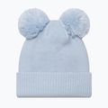 Жіноча зимова шапка New Era Wmns Double Pom Nyy пастельно-блакитна 2