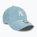 Жіноча бейсболка New Era Wmns Cord 940 пастельно-блакитна