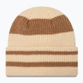 Шапка зимова жіноча New Era Stripe Cuff Knit Beanie beige 2