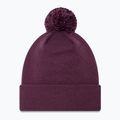 Кепка жіноча New Era Metallic Bobble Knit Beanie New York Yankees dark purple 2
