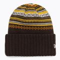 Шапка зимова жіноча New Era Rail Isle Cuff Knit Beanie dark brown
