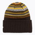Шапка зимова жіноча New Era Rail Isle Cuff Knit Beanie dark brown 2