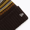 Шапка зимова жіноча New Era Rail Isle Cuff Knit Beanie dark brown 3