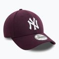 Кепка New Era Melton Wool 9FORTY New York Yankees purple