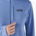 Жіноча софтшелл-куртка Patagonia R1 Hybrid Pullover Hoody темно-синього кольору 9