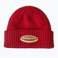 Шапка зимова Patagonia Brodeo Beanie oval logo: amanita red