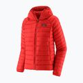 Пуховик жіночий Patagonia Down Sweater Hoody sizzle red