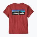 Футболка жіноча Patagonia P-6 Logo Responsibili-Tee potters red 4