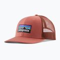 Кепка Patagonia P-6 Logo Trucker potters red