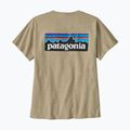 Футболка жіноча Patagonia P-6 Logo Responsibili-Tee pumice 2